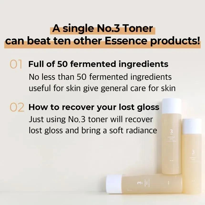 Numbuzin No.3 Super Glowing Essence Toner 200ml