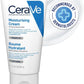 CeraVe Moisturizing Cream | 48H Body and Face Moisturizer for Dry to Very Dry Skin with Hyaluronic Acid and Ceramides | Fragrance Free | 1.69Oz, 50 ML