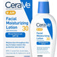 CeraVe Facial Moisturizing Lotion AM SPF 30, 3 oz, Daily Face Moisturizer with SPF, Packaging May Vary