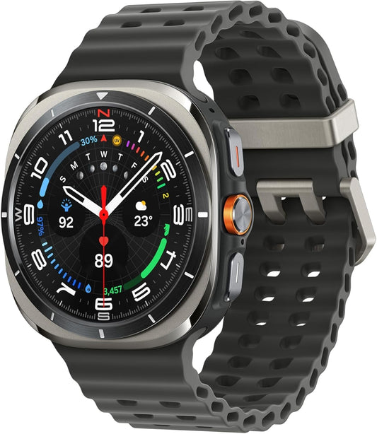 Samsung Galaxy Watch Ultra Smartwatch, Titanium Silver, 47mm, LTE, Health Monitoring, Fitness Tracker (UAE Version)