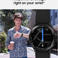 Samsung Electronics Galaxy Watch 4 Classic 46mm Smartwatch with ECG Monitor Tracker for Health Fitness Running Sleep Cycles GPS Fall Detection Bluetooth US Version, Black